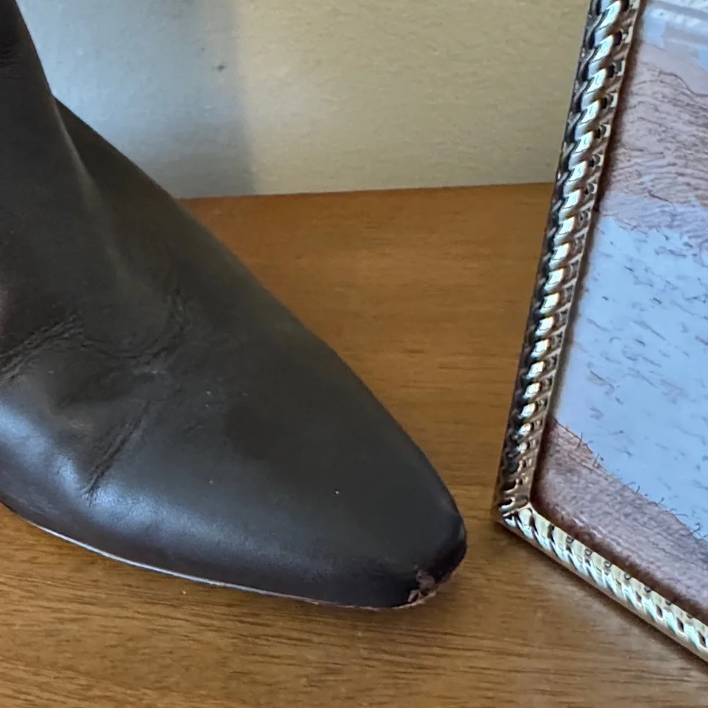 Everlane The Knee-High Banana Boot, Dark Brown, Sz 7 - Picture 4 of 9